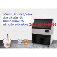 Máy Làm Đá, Máy Làm Đá Viên Công Nghiệp 130KG/24h-Phù Hợp Với Các Quán Kinh Doanh Trà Sữa, Cà Phê, Nhà Hàng