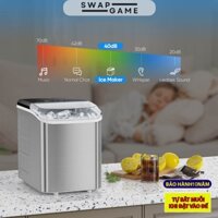 Máy làm đá mini công suất lớn hoàn toàn tự động đá tạo đá siêu tốc trong 6 - 8 phút an toàn hiện đại, Máy Làm Đá Tự Động