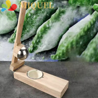 Máy làm da MIQUEL Mochi, Máy ép tay Máy ép da bánh bao bền bỉ, Máy làm bánh bao bằng gỗ Hướng dẫn sử dụng bột ép tráng miệng