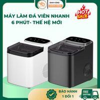 Máy Làm Đá Tự Động Nhanh Chóng Trong 6 Phút X677 – Nhỏ Gọn, Tiết Kiệm Điện, Điều Chỉnh Kích Thước Đá