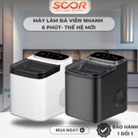 Máy Làm Đá Tự Động X677 – Làm Đá Nhanh Trong 6 Phút, Tiết Kiệm Điện, Điều Chỉnh Kích Thước Đá.