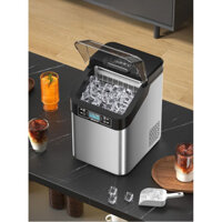 Máy Làm Đá Tự Động Xinfei Văn Phòng Nhỏ Gia Đình Quầy Bar Máy Làm Đá Viên Để Bàn Hình Vuông Thùng Đá Hút Nước