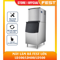 Máy làm đá viên FEST LD công nghiệp tiết kiệm điện vỏ inox công suất lớn chuyên làm đá sạch cho hàng quán đồ uống