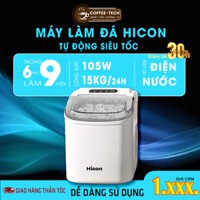 Máy Làm Đá Viên Hicon Tự Động Làm Đá Siêu Tốc 6 Phút Có ngay Mội Khay Đá-Máy Làm Đá Mini Siêu Tiện Lợi Bảo Hành Lâu Dài