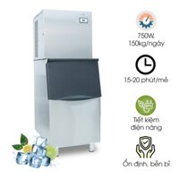 Máy làm đá viên NEWCOOL NC-ZB-300A (80kg) - Bảo hành chính hãng 24 tháng