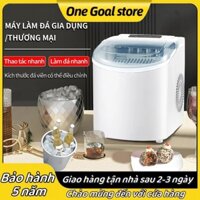 Máy Làm Đá Viên Siêu Tốc 6 Phút Công Suất Lớn Tiết Kiệm Điện Giữ Lạnh 8h - Tủ Làm Đá Mini Làm Đá Nhanh