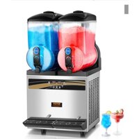 Máy làm đồ uống đông lạnh & máy làm đá xay Máy làm đá xay thương mại VEVOR Máy làm đá xay Margarita 2x15L Máy làm đồ uốn