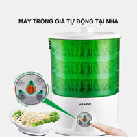 Máy Làm Giá Đỗ Đa Năng Hoàn Toàn Tự Động Cho Gia Đình tự động bằng điện 3 tầng màu xanh lá hoặc màu trắng