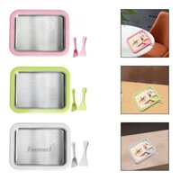 Máy Làm Kem Cán Đĩa Lạnh Tức Thì Kem Đa Năng Vui Vẻ Gia Đình Hoạt Động Dễ Dàng Sử Dụng Máy Làm Kem Cuộn