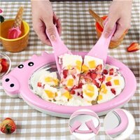 Máy làm kem cuộn DIY [CHÍNH HÃNG] siêu tốc tại nhà Dụng cụ làm kem, làm lạnh cao cấp, đa năng Máy làm sữa chua đá