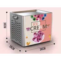 máy làm kem cuộn Thái Lan