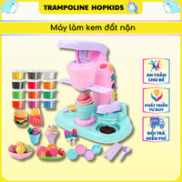 Máy Làm Kem Đất Sét Hopkids - Đồ Chơi Làm Kem Mini Cho Bé, Đất Nặn Nhiều Màu An Toàn, Phát Triển Sáng Tạo 🍦🎨