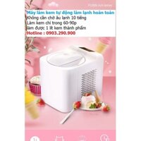 Máy làm kem mini tự động làm lạnh hoàn toàn 1 Lít Fuxin 1000C - Automatic mini Icecream Maker