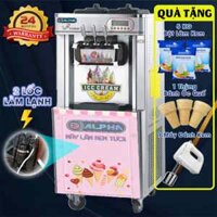 Máy Làm Kem Tươi 2 Block 3 Vòi ALPHA TL-3