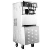 Máy làm kem tươi 3 vòi (2 block làm lạnh + Bơm khí tươi)