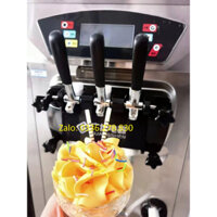 MÁY LÀM KEM TƯƠI HÌNH HOA 3 VÒI 2 VỊ - GOSHEN THƯƠNG HIỆU CHÍNH HÃNG 100%