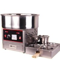 Máy Làm Kẹo Bông Gòn Công Nghiệp Thông Minh, Công Suất 1000W Đường Kính 43cm. Thế Hệ Mới Làm Kẹo Không Bết Dính