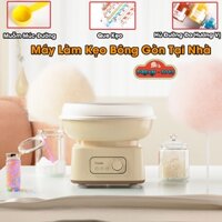 Máy Làm Kẹo Bông Gòn Mini FRUNUTS Tự Động- Máy Làm Kẹo Bông Cao Cấp Tặng Kèm Sẵn Que Kẹo,Đường Nhiều Hương Vị Cho Bé