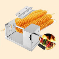 Máy làm Khoai Tây Lốc Xoáy Xoắn Vòng tặng dao