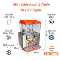 Máy Làm Lạnh Nước Trái Cây 2 Ngăn 280w