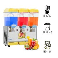 Máy làm lạnh nước trái cây NEWCOOL NC-PL-351AJ (17l x 3 ngăn) - Bảo hành chính hãng 24 tháng