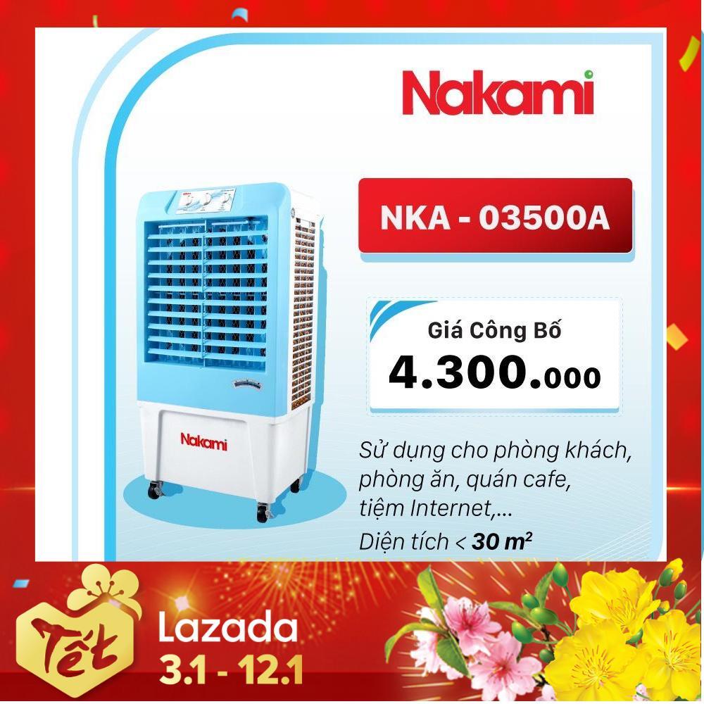 Máy làm mát không khí Nakami NKA-03500A - 33L, 120W