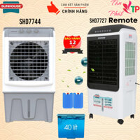 Máy làm mát không khí SUNHOUSE SHD7724 (CƠ) hoặc SHD7727 (cảm ứng + remote) QUẠT LÀM MÁT , QUẠT HƠI NƯỚC SUNHOUSE