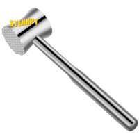 Máy làm mềm thịt Mallet Thép không gỉ, Máy đập thịt hai mặt, Máy đánh thịt hạng nặng cho bít tết và thịt bò