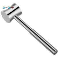 Máy làm mềm thịt Mallet Thép không gỉ, Máy đập thịt hai mặt, Máy đánh thịt hạng nặng cho bít tết và thịt bò