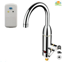 Máy Làm Nóng Nước Trực Tiếp Tại Vòi Qwater IN-01 Bằng Inox Kèm Ổ Điện Chống Giật