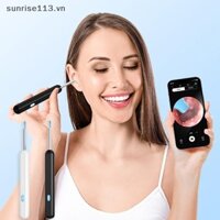 Máy làm sạch tai không dây SR Beauty có Camera Nội soi loại bỏ ráy tai an toàn với máy ảnh Dụng cụ làm sạch tai phát sáng Chăm sóc tai.