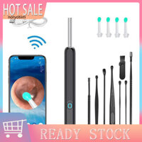 Máy làm sạch tai silicon cấp thực phẩm NOR Máy làm sạch tai không dây có Camera và đèn Led để loại bỏ sáp tai dễ dàng Công cụ chọn tai trực quan cho tai trong suốt