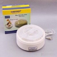 Máy làm sữa chua 8 cốc thủy tinh Chefman CM-302 cao cấp