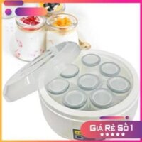 Máy làm sữa chua chefmen 8 cốc thủy tinh
