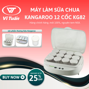 Máy làm sữa chua Kangaroo KG82 (KG-82) - 2.2 lít, 12 cốc