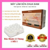 Máy làm sữa chua kèm 16 cốc thủy tinh SIAM Cao Cấp