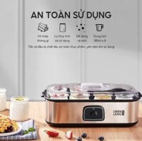 Máy làm sữa chua Lebenlang bộ 8 cốc thủy tinh LBL9139