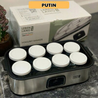 Máy làm sữa chua lebenlang LBL9139, bộ 8 cốc thuỷ tinh , máy ủ sữa chua kèm hộp thuỷ tinh - Bảo hành 24 tháng