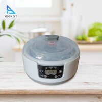 Máy làm sữa chua Natto Maker Tiếng ồn thấp Đa chức năng tự làm với 5 lọ thủy tinh Máy sữa chua điện Nồi bên trong bằng thép không gỉ