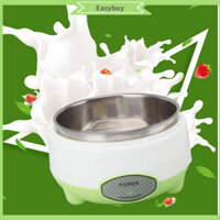 ▲Máy Làm Sữa Chua Nhỏ Gọn Hộp Đựng Bằng Thép Không Gỉ Cho Tự Màu Xanh Lá Cây 15W