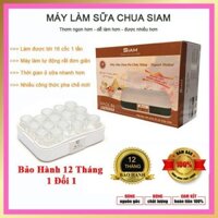 Máy Làm Sữa Chua SIAM 16 Cốc Thủy Tinh Máy Ủ Sữa Chua Nhanh Ổn Định An Toàn Tiện Lợi.