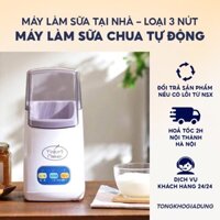 Máy Làm Sữa Chua Tự Động Yogurt Maker, công nghệ Nhật Bản cao cấp mới nhất - Loại 3 nút tự động - TongkhoGiaDung