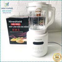 Máy làm sữa đậu nành máy xay nấu làm sữa hạt 8 trong 1 NineShield KB 502 Bảo hành 12 Tháng Tiến Việt Hàng Công Ty