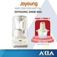 Máy làm sữa hạt 1.5L Joyoung JHSB-602, Công suất 1000W, 12 chức năng, xay nhuyễn mịn, chính hãng