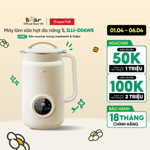 Máy làm sữa hạt Bear PBJ-D10T1