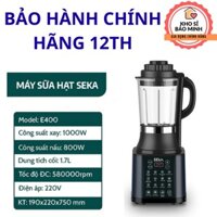 Máy làm sữa hạt đa năng SEKA E500 E400 E300 đa chức năng. Máy làm sữa đậu nành chính hãng. Bảo hành 12 tháng.