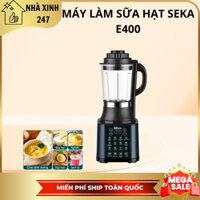 Máy làm sữa hạt đa năng SEKA E400 14in1, Máy xay nấu đa năng, làm sinh tố, sữa đậu nành 1 lít 7 Công suất(1000w+800w)