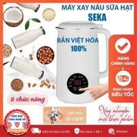 Máy Làm Sữa Hạt Đa Năng SEKA SK320 Pro 8 Chức Năng, Máy Xay Nấu Sữa Hạt Đậu Nành Điều Khiển Cảm Ứng Công Nghệ Nhật Bản