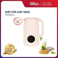 Máy Làm Sữa Hạt Đa Năng SEKA SK320 Pro Hồng, Máy Xay Nấu Sữa Hạt Sữa Đậu Nành 1200ml, Điều Khiển Cảm Ứng BH 12 Tháng