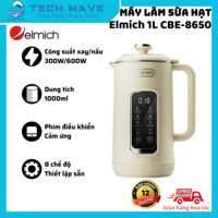 Máy làm sữa hạt Elmich 1L CBE-8650 - Công suất 600w - xay nấu tiện lợi - Dung tích 1l - màn cảm ứng